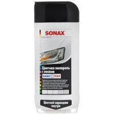 Білий воскова поліроль з олівцем Sonax Polish&Wax Color NanoPro (500 мл)