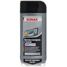 Сіра воскова поліроль з олівцем Sonax Polish&Wax Color NanoPro (500 мл)