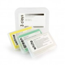 Синтетична глина для очищення кузова, скла, фар, колісних дисків (автопластилин) CarPro 3Clays (3 шт)