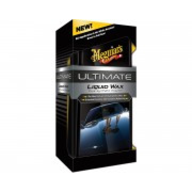Рідкий віск + поролоновий аплікатор Meguiar“s G182 Ultimate Liquid Wax (473мл)