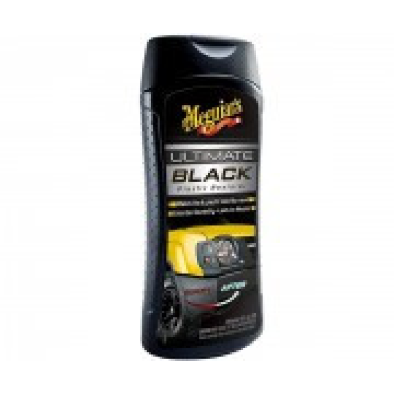 Засіб для чорніння пластика, гуми і вінілу (чернитель) Meguiar“s G158 Ultimate Black Plastic Restorer Lot
