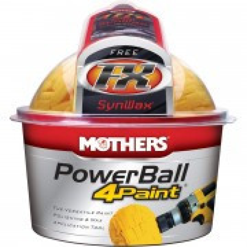 Набір для полірування кузова Mothers PowerBall 4Paint Kit MS05147 (насадка + синтетичний віск FX 118 мл)