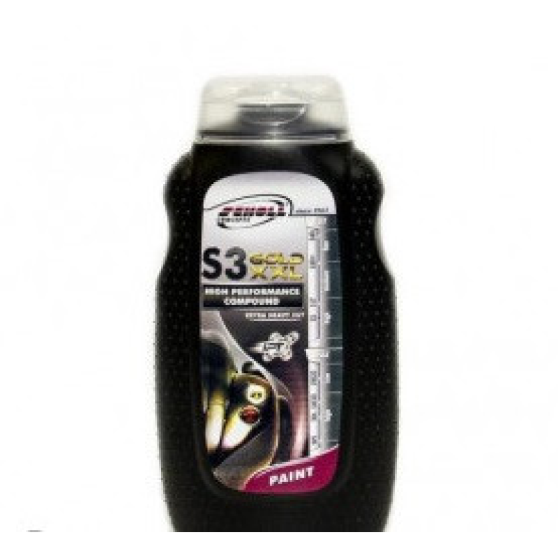 Полірувальна абразивна паста для усунення глибоких подряпин,середніх дефектів з ЛКП Scholl Concepts S3 500мл