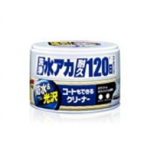 Водовідштовхувальна поліроль + очисник для світлих ЛКП авто Soft99 Coating&Cleaning Wax White&White Pearl