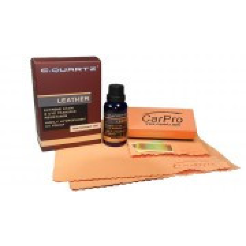 Кварцове захисне покриття для шкіри, вінілу, пластику та дерева CarPro CQuartz Leather `Сикварц Лезер“ (30 мл)
