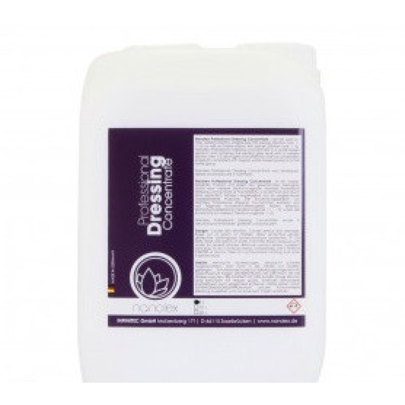 Засіб для відновлення та захисту гуми та пластику / чернитель (концентрат) Nanolex Professional Dressing 5л