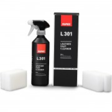 Очисник шкіри Rupes L301 Leather Fast Cleaner (500 мл) + губки для очищення
