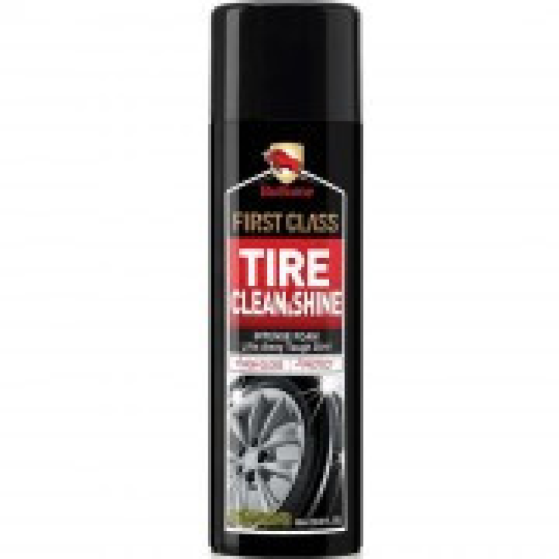 Пінний очисник-поліроль для шин (чорнювач) Bullsone Tire Clean & Shine CLNS-13449-900 (550 мл)