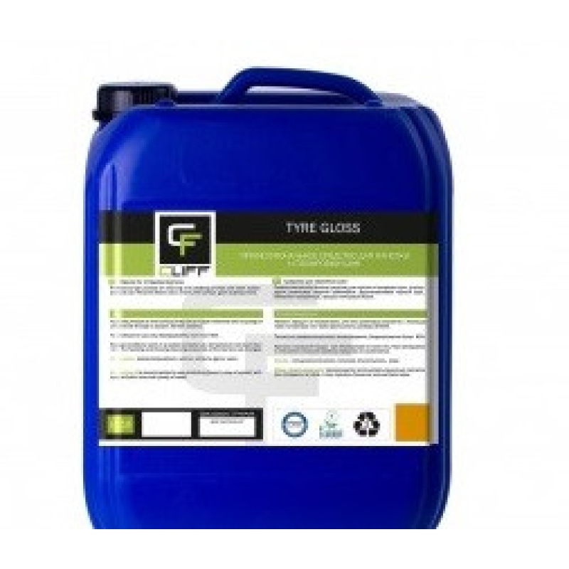 Засіб для чорніння гуми (чорнювач) Cliff Tyre Gloss Lux 5 л