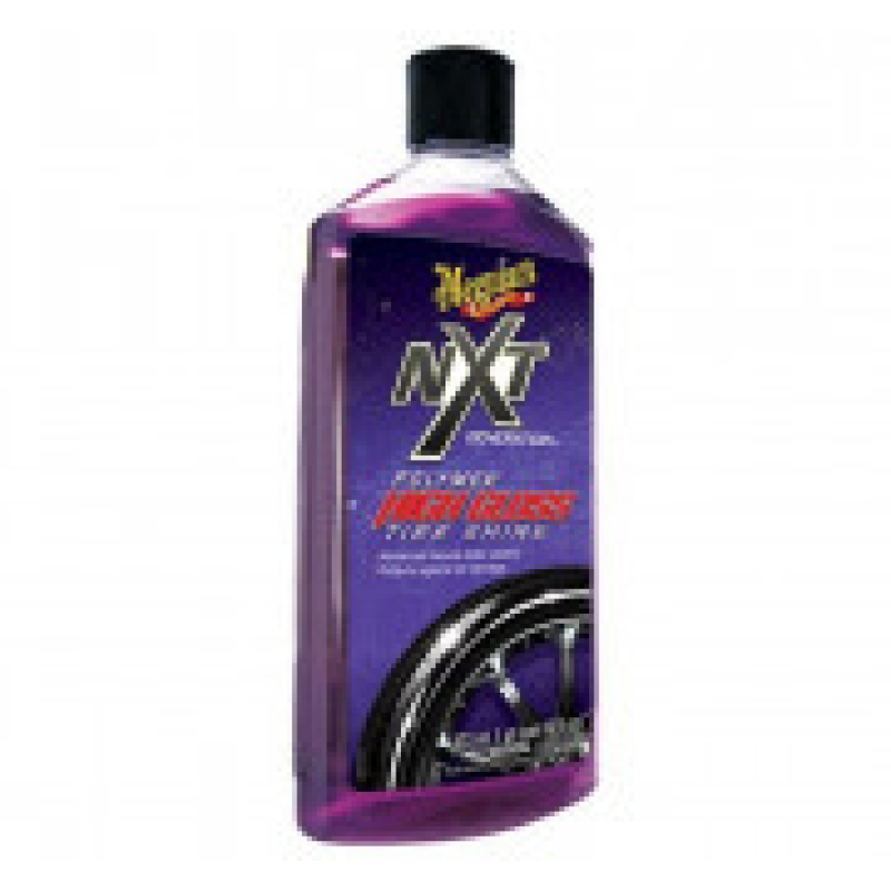 Гель для чорніння шин (чорник) Meguiar“s G30416 NXT Generation Polymer High Gloss Tire Shine (473мл)