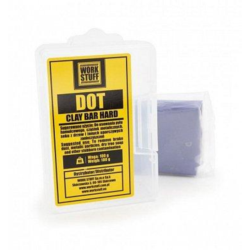 Абразивна глина для глибокого очищення ЛКП Work Stuff Dot Hard