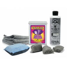 Набір для очищення, полірування і догляду за хромованими елементами автомобіля