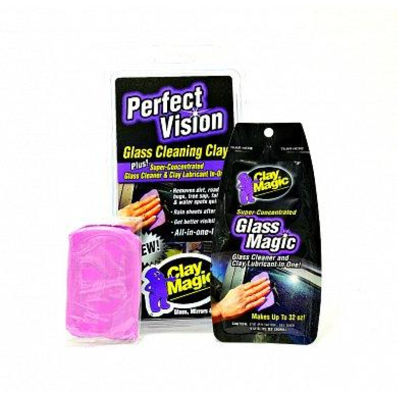 Набір для очищення стекол (глина+лубрикант) Glass Magic