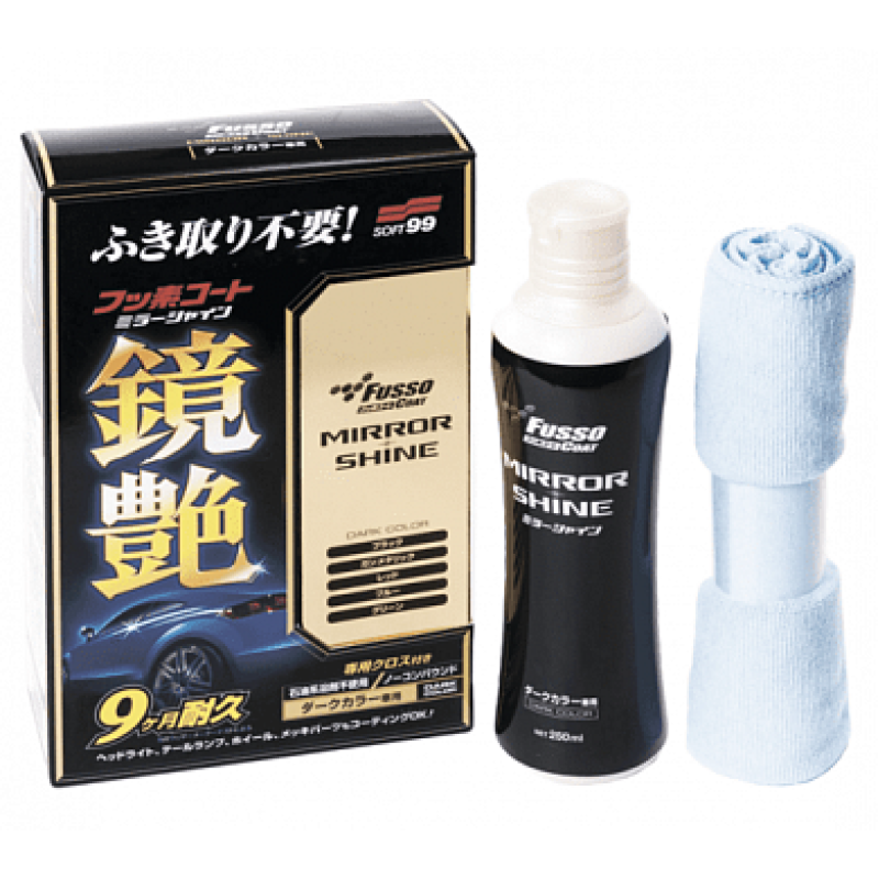 Soft 99 Fusso Coat Mirror Shine — захисна поліроль із посиленим блиском