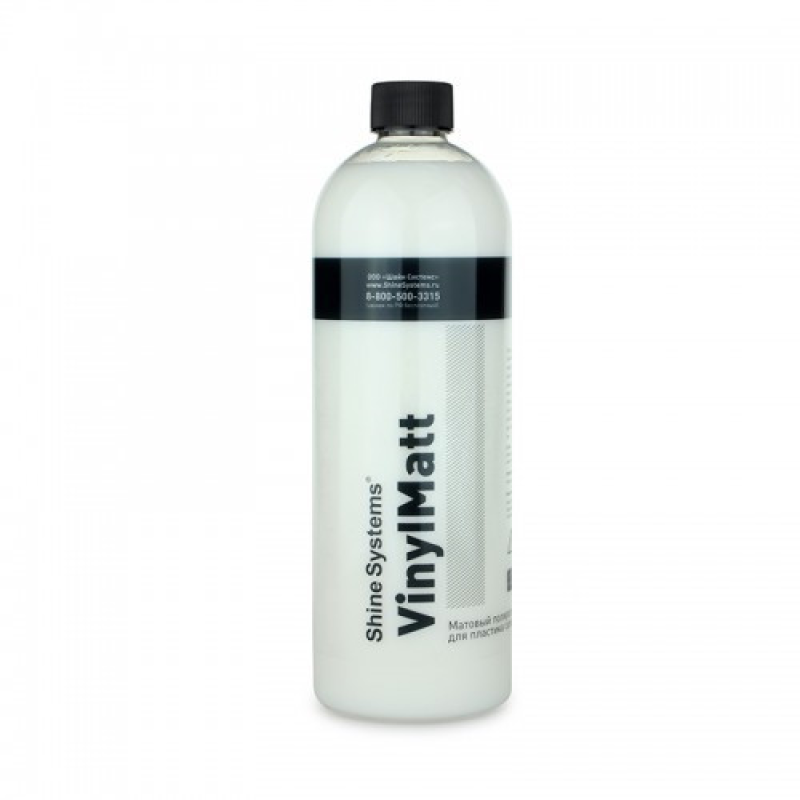 Shine Systems VinylMatt — матова поліроль для пластику салону 750 мл