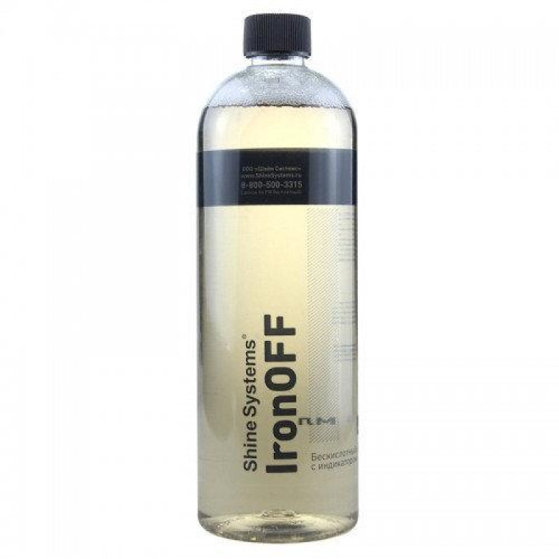 Shine Systems IronOFF — безкислотний очисник дисків з індикатором 1000 мл
