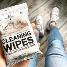 Купити вологі серветки для взуття Nanomax CLEANING WIPES 15 шт.