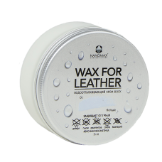 Віск для взуття WAX FOR LEATHER 75 мл №01 (білий)
