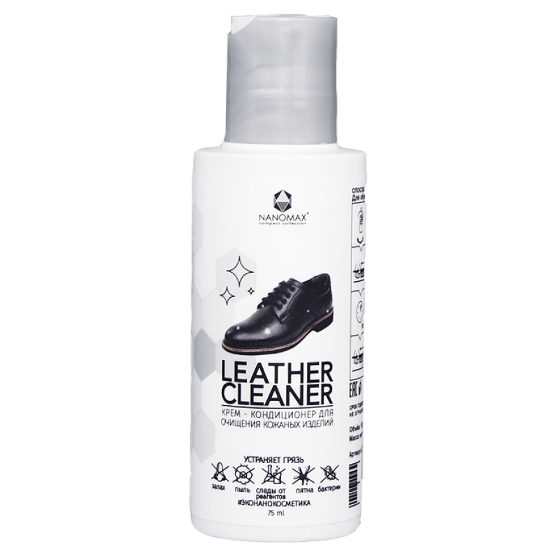 Замовити засіб для чищення взуття Наномакс LEATHER CLEANER COMPACT 75мл