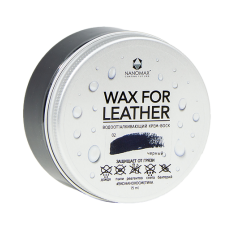 Віск для взуття WAX FOR LEATHER 75 мл №02 (чорний)