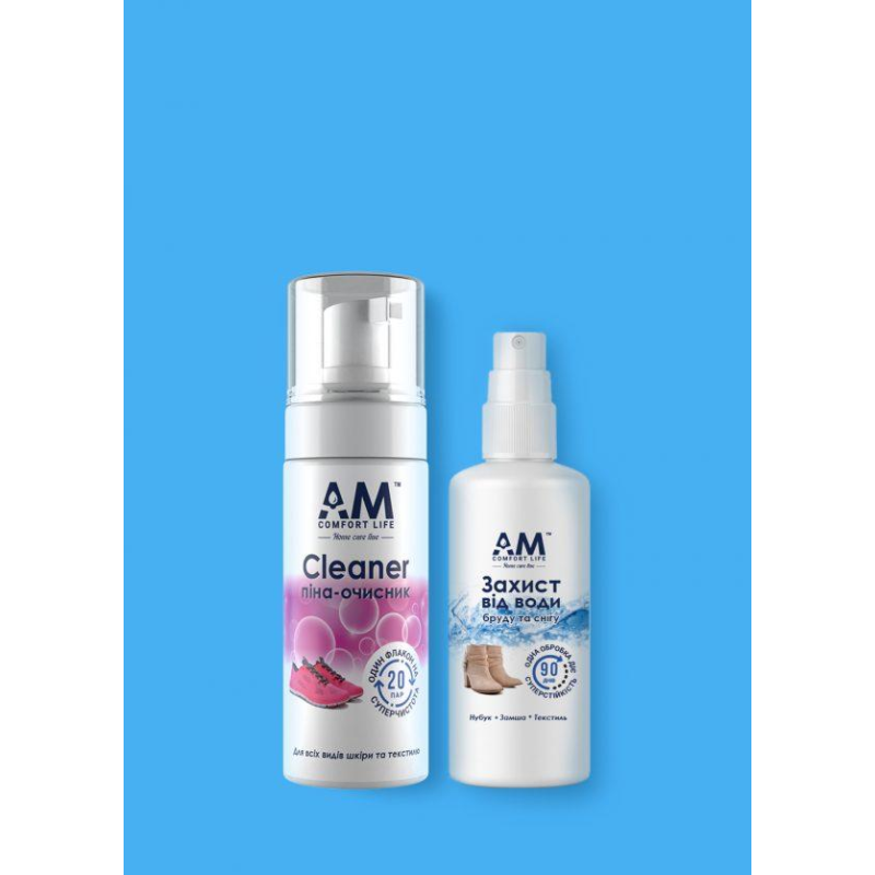 Міні набір для Чищення взуття та Захист ТМ АМ