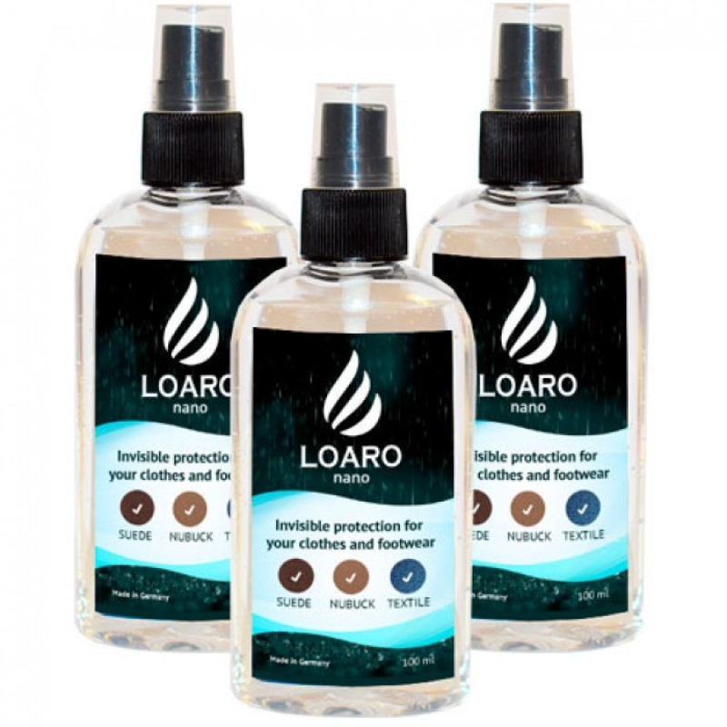 Гідрофобне просочення для замші “LOARO NANO“ — 3 шт.
