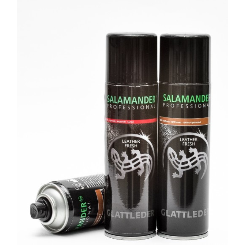 Фарба-спрей для шкіри, 250 мл 8409 чорний