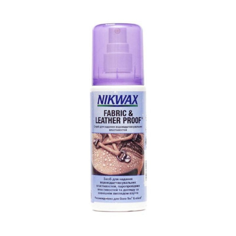 Пропитка для взуття Nikwax Fabric & leather spray 125ml (тканина, шкіра)