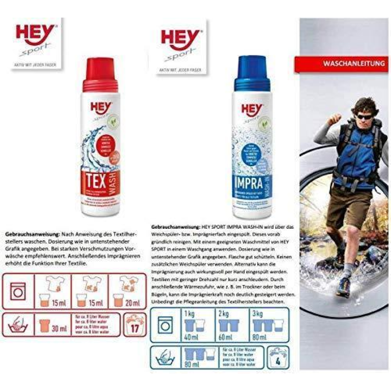 Гідрофобний спрей для одягу HEY-Sport TEX IMPRA