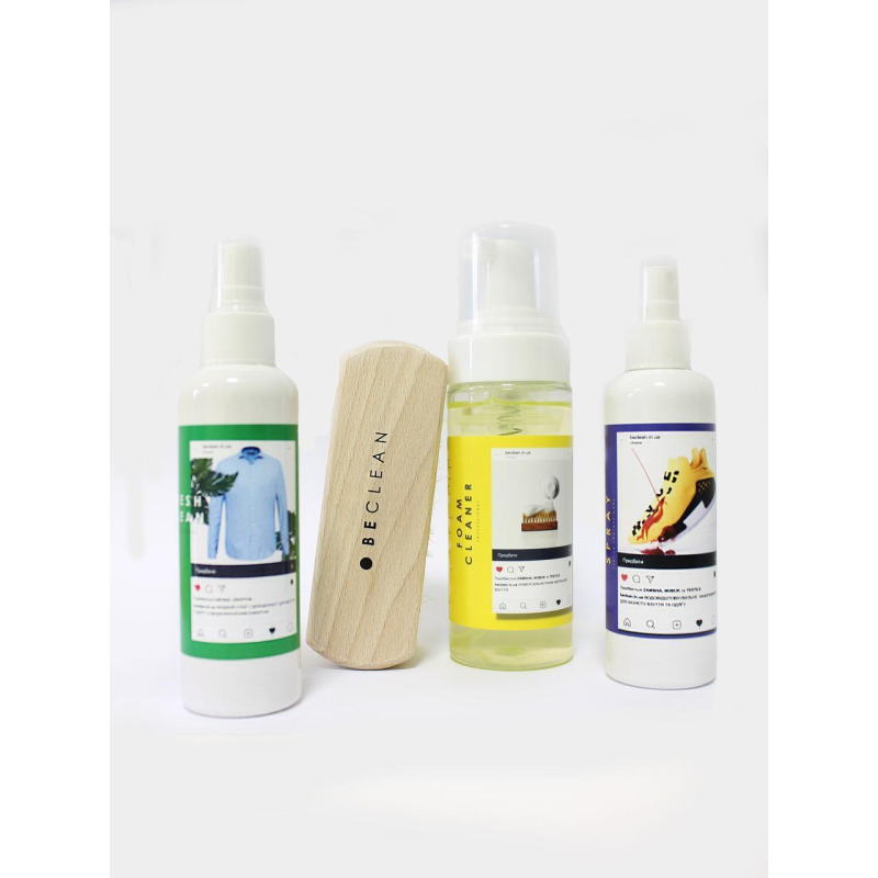 Гідрофобний Нанонабор для одягу і взуття BECLEAN