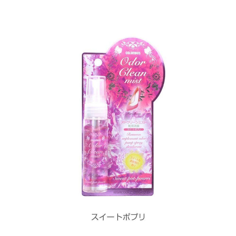 Дезодорант для жіночого взуття Columbus Odor Clean Mist,солодкий попурі 28 мл Дезодорант для жіночого взуття Columbus Odor Clean Mist,солодкий попурі 28 мл