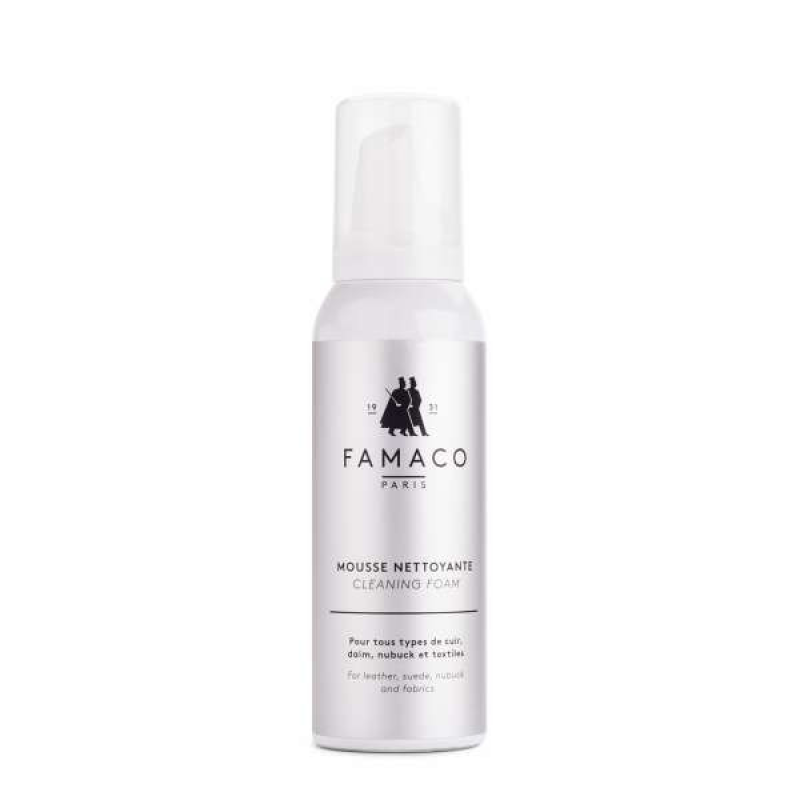 Пінка для чищення взуття зі шкіри та текстилю Famaco Mousse Nettoyante, 125 мл