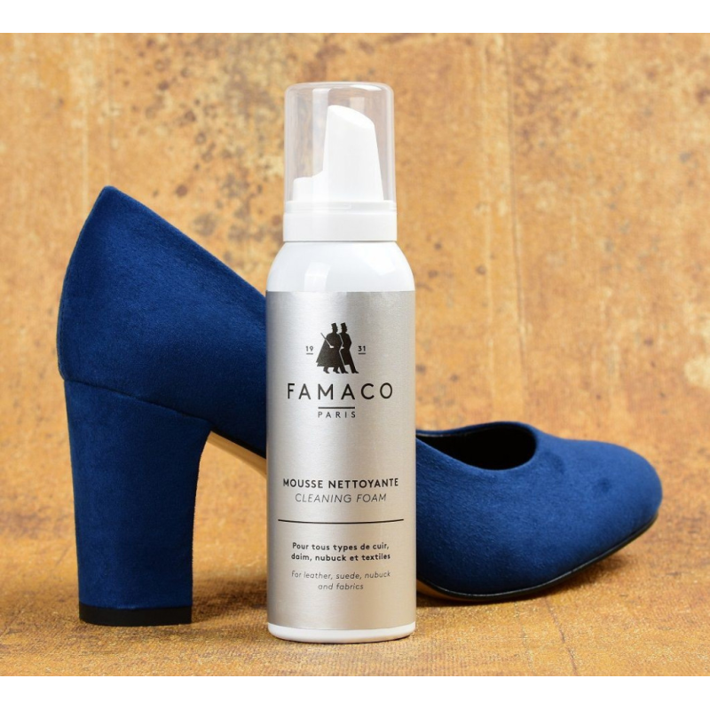 Купити піну для чищення взуття зі шкіри та текстилю Famaco Mousse Nettoyante, 125 мл