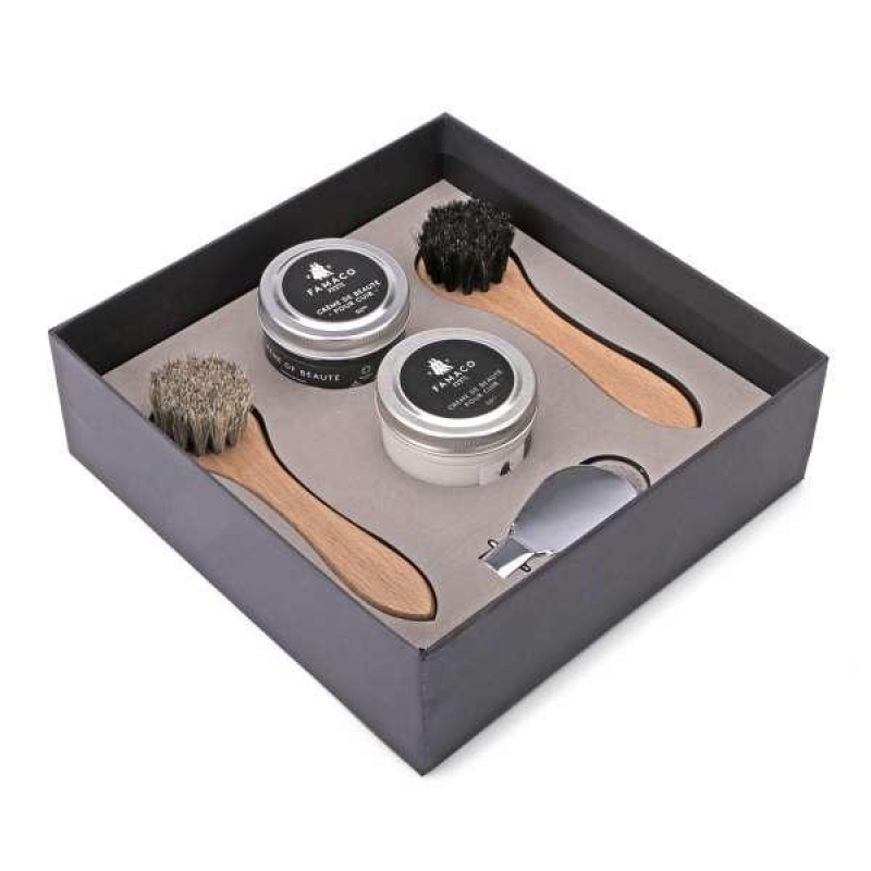 Набір для догляду за взуттям Famaco Box XS, 6 предметів