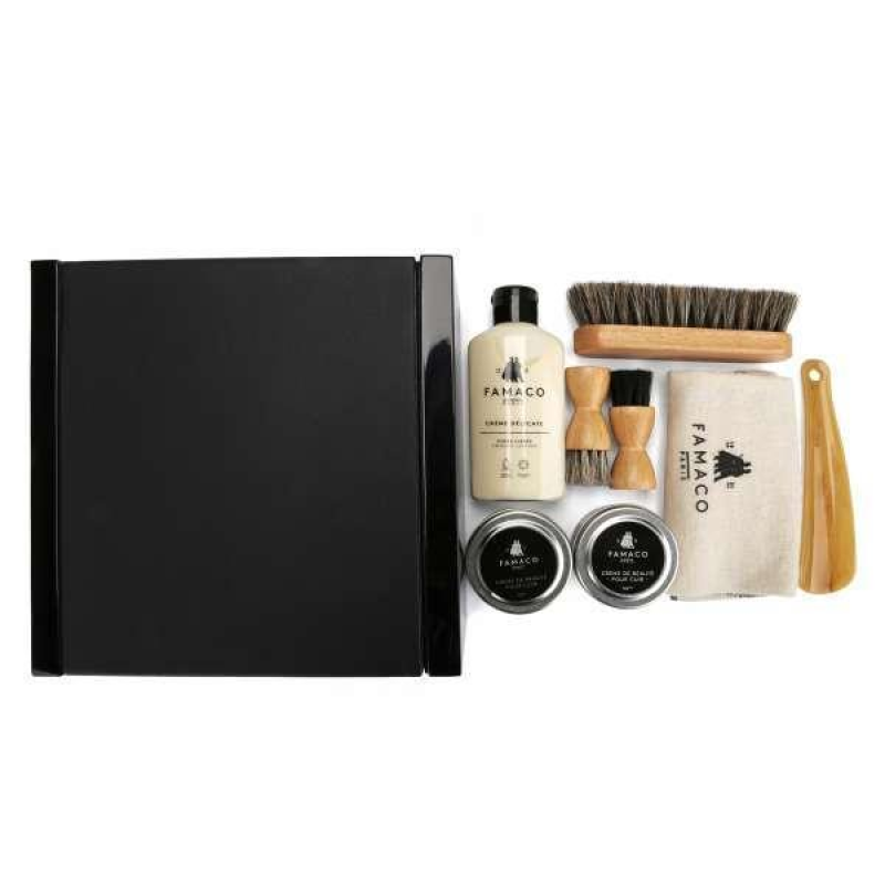 Набір для шкіряного взуття Famaco Coffret Renoir Cuir, 8 предметів