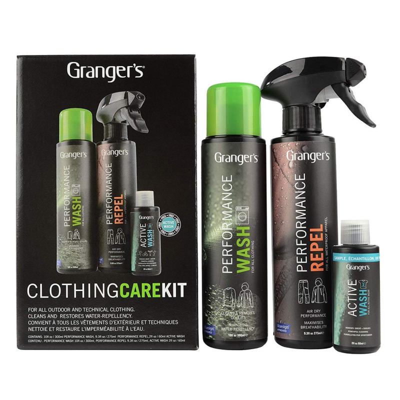 Набір догляду за всієї технічної і верхнім одягом. GRANGERS CLOTHING CLEAN AND PROOF KIT