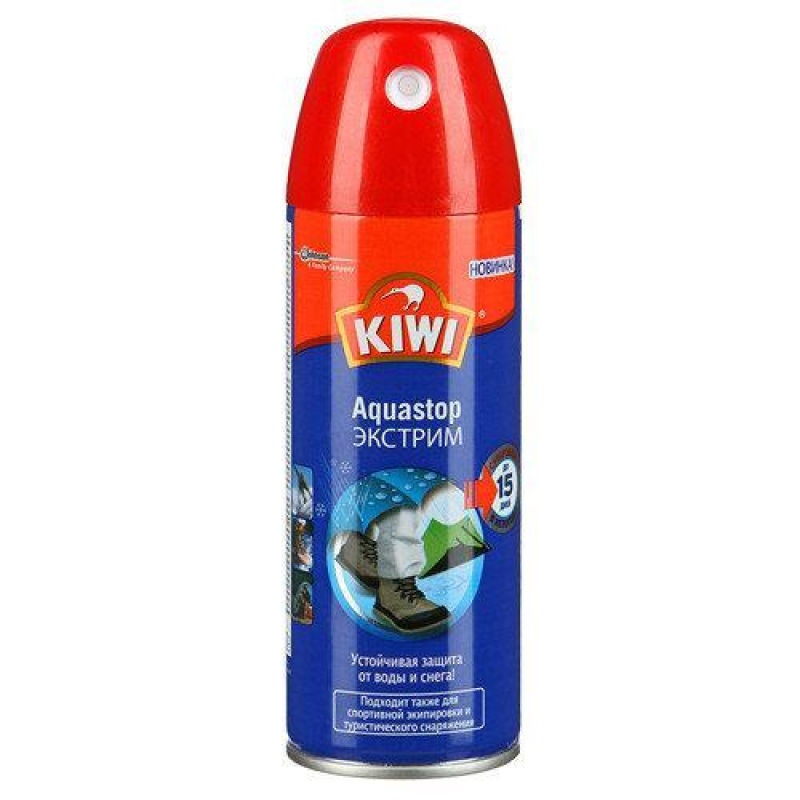 Водовідштовхувальний спрей для взуття “Екстрим“ KIWI Aquastop