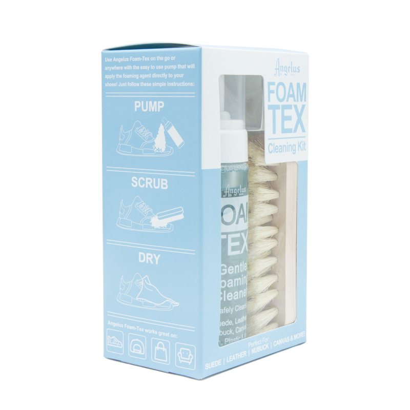 Набір для догляду за кросівками ANGELUS FOAM-TEX CLEANING KIT