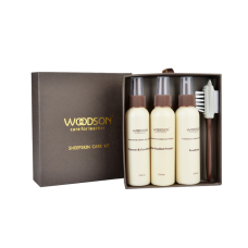 Набір засобів для догляду за взуттям для нубуку та замші в подарунковій коробці