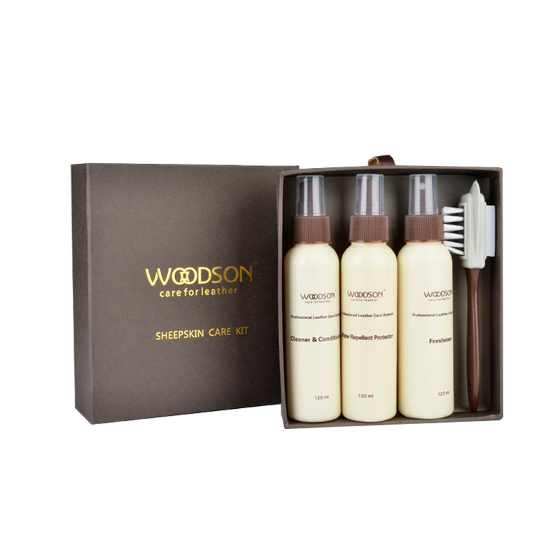 Набір засобів для догляду за взуттям для нубуку та замші в подарунковій коробці