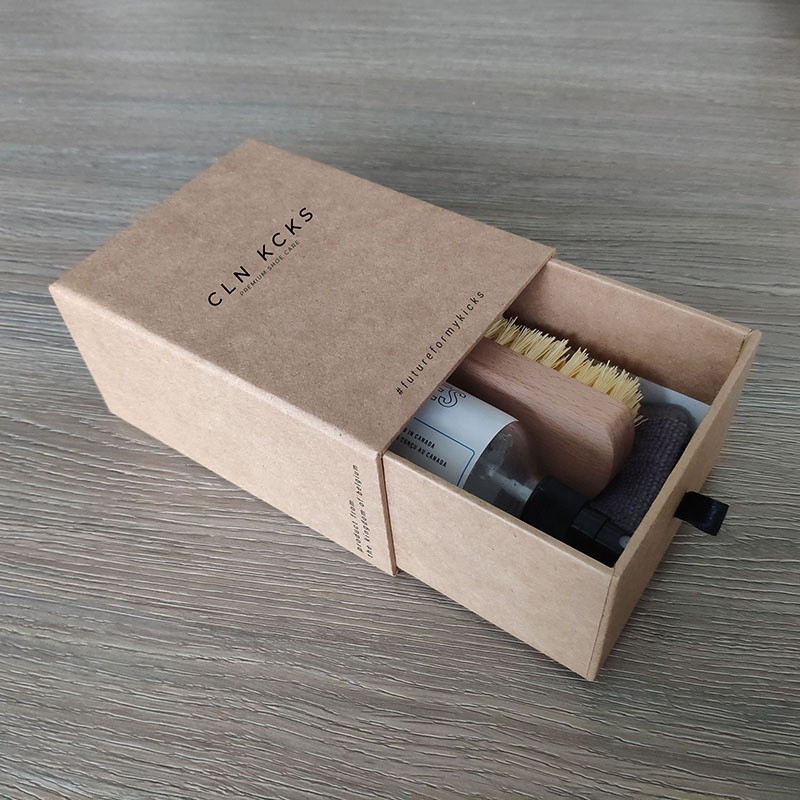 Комплект чищення взуття кросівок із подарунковою коробкою