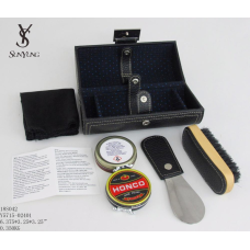 Елегантний набір пензлів для чищення взуття