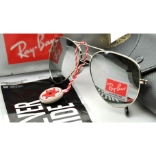 Сонцезахисні окуляри RAY BAN aviator (срібна оправа)