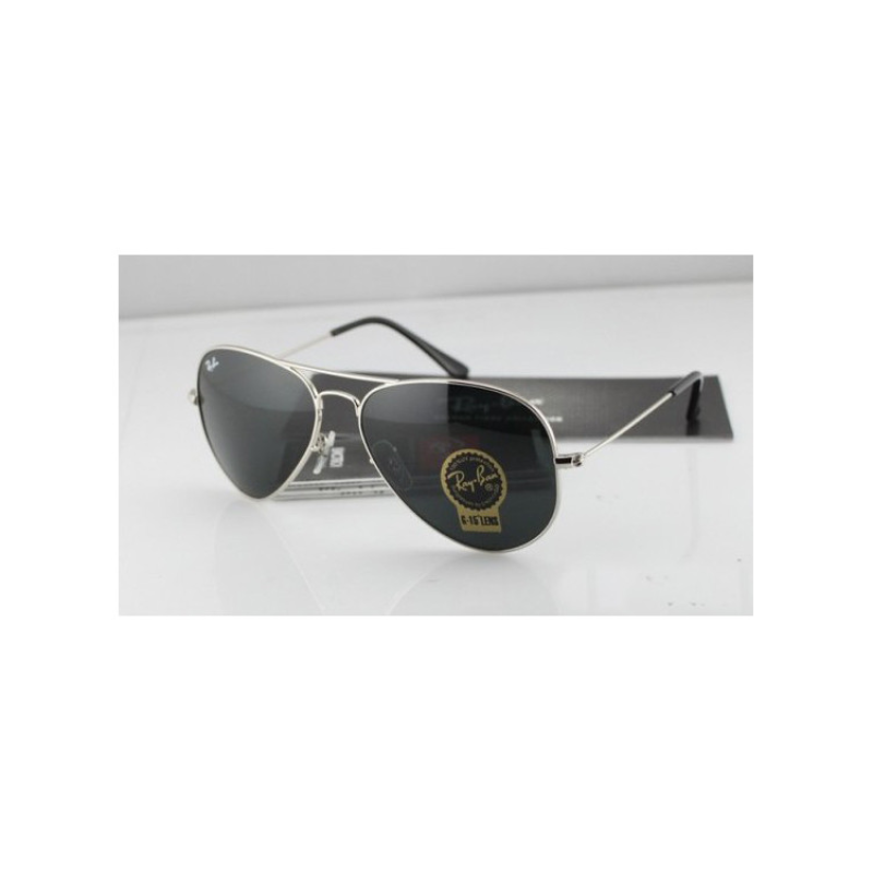Сонцезахисні окуляри RAY BAN aviator (срібна оправа)