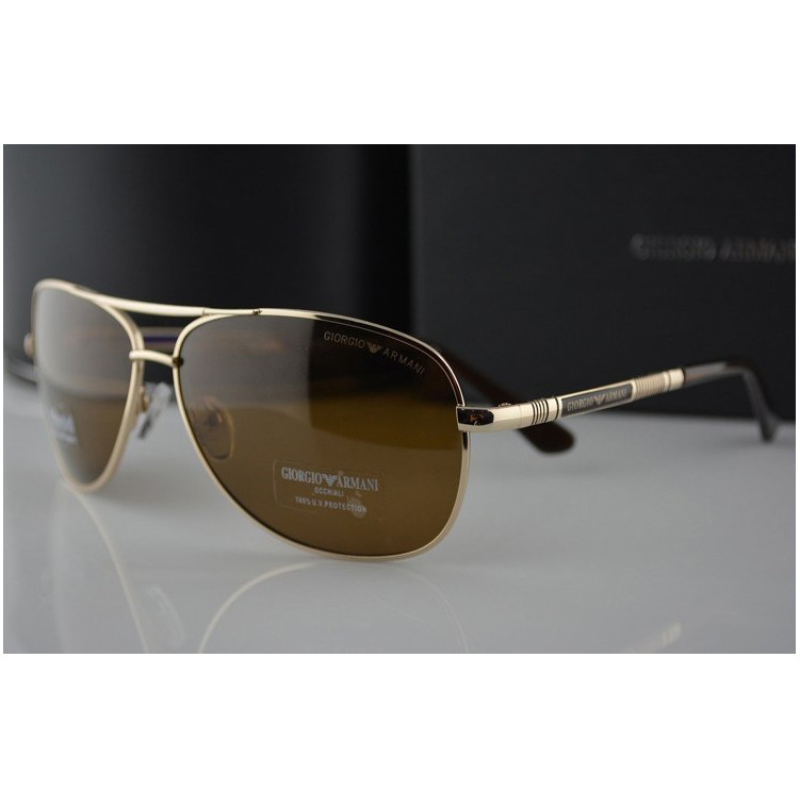Сонцезахисні окуляри Armani 3210 золота оправа