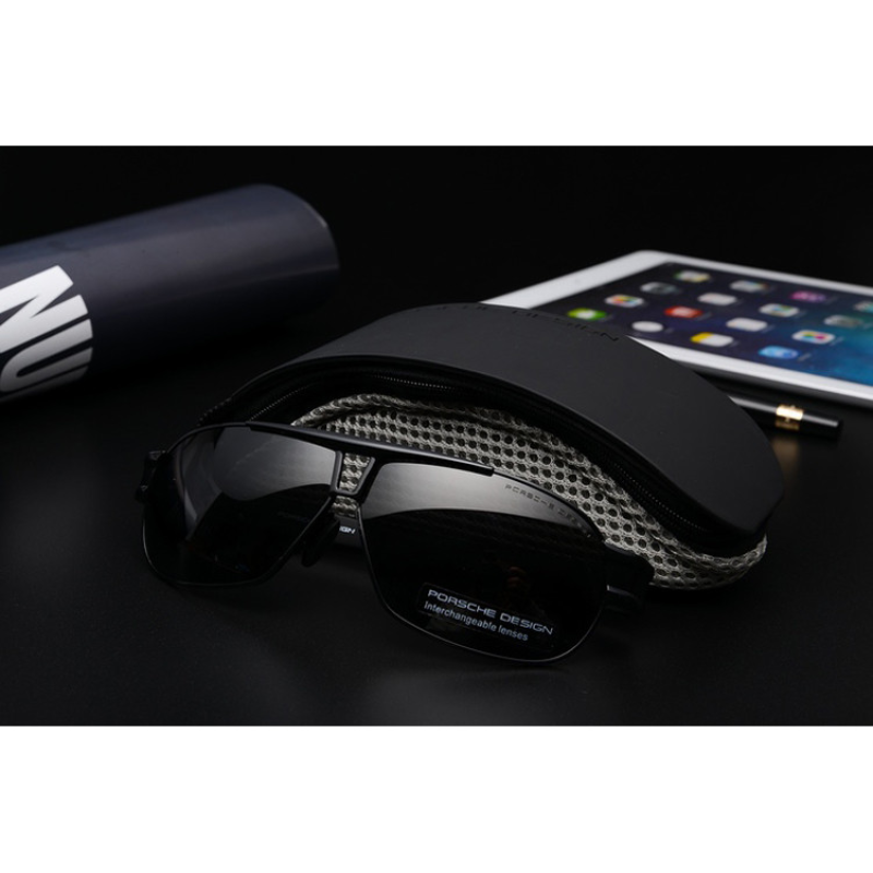 Сонцезахисні окуляри Porsche Design c поляризацією (p8516) чорна оправа