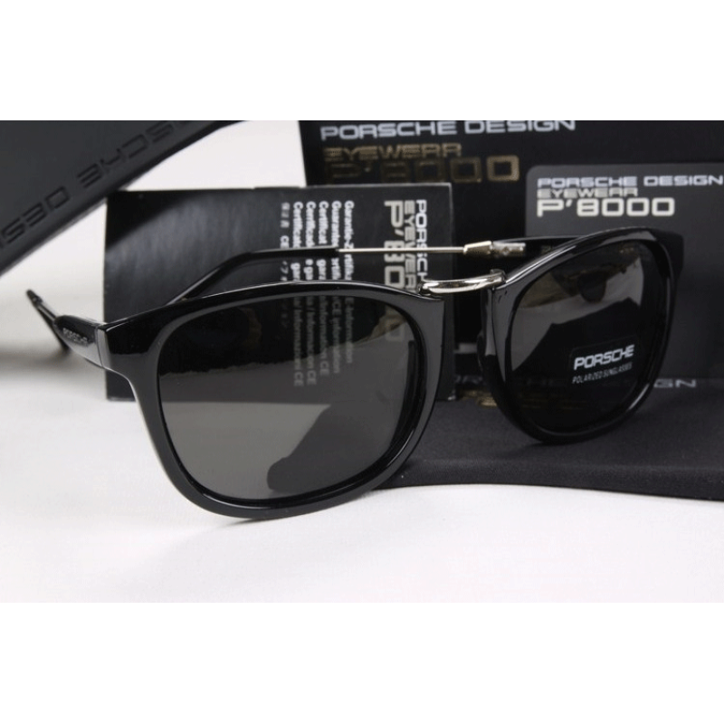 Сонцезахисні окуляри Porsche Design c поляризацією 8725 (чорна оправа)