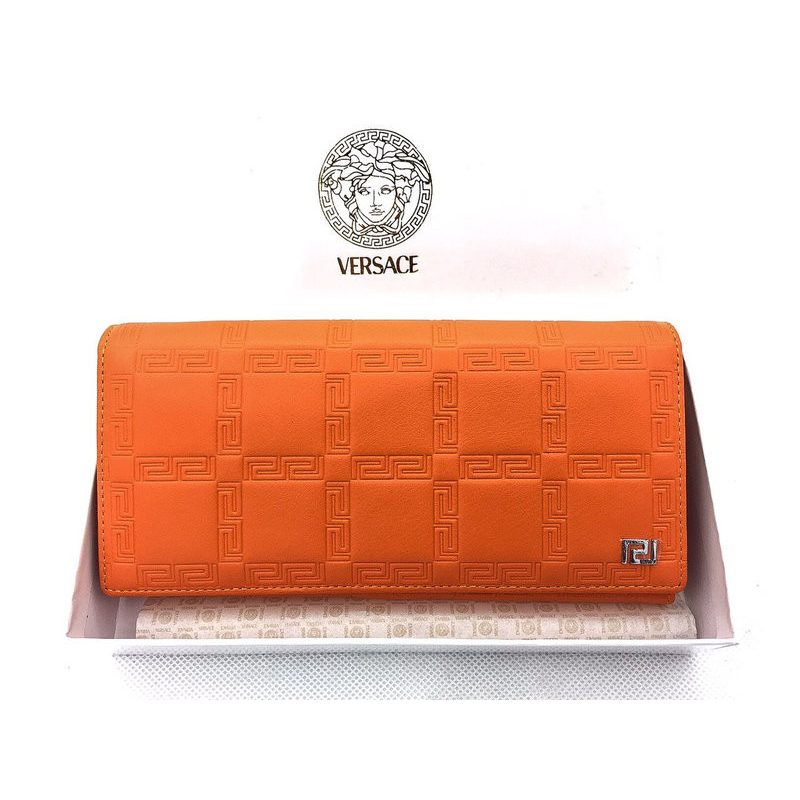 Жіночий гаманець Versace (V-3802) orange Жіночий гаманець Versace (V-3802) orange