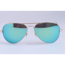 Жіночі сонцезахисні окуляри в стилі RAY BAN aviator large metal 112/19 LUX
