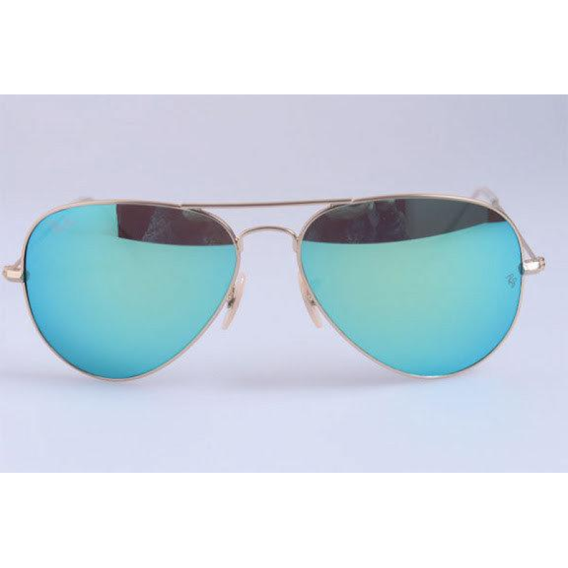 Жіночі сонцезахисні окуляри в стилі RAY BAN aviator large metal 112/19 LUX